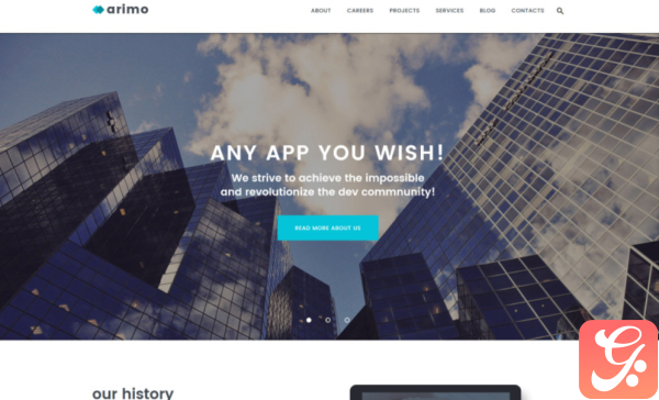 Arimo Software and App Development WordPress Theme