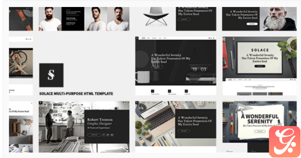 Solace Highly Flexible Component Based HTML5 Template