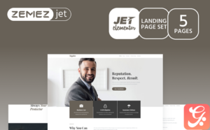 Juristos - Lawyer Jet Elementor Template