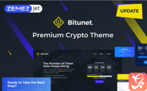 Bitunet - Cryptocurrency Elementor WordPress Theme