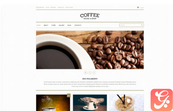 Coffee Shop Responsive WooCommerce Theme