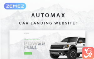 Automax - Car Landing Responsive Elementor WordPress Theme