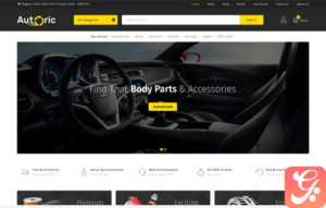 Autoric - Spare Parts Store WooCommerce Theme