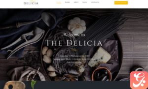 Delicia - Restaurant Responsive WordPress Theme