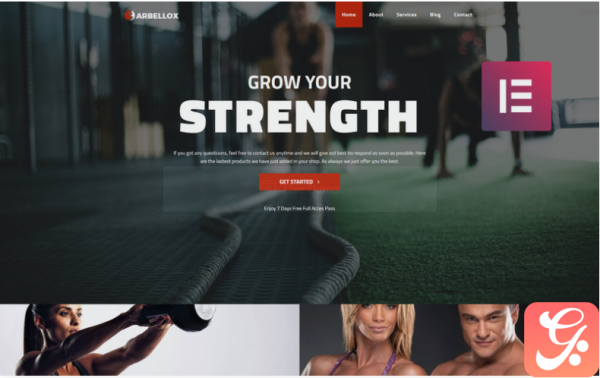 Barbellox - Gym Multipurpose Modern Elementor WordPress Theme
