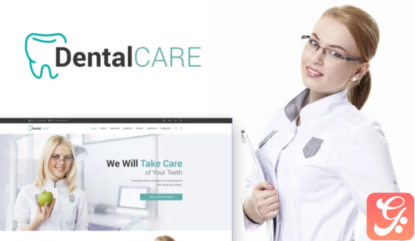 DentalCare Dental Clinic WordPress Theme