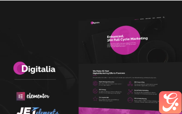Digitalia Digital Agency WordPress Theme