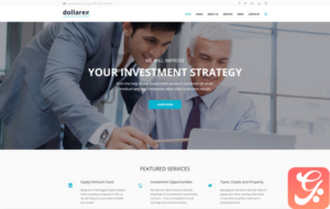 Dollarex - Investment Company & Finance WordPress Theme