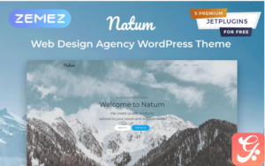 Natum - Web Design Multipurpose Modern Elementor WordPress Theme