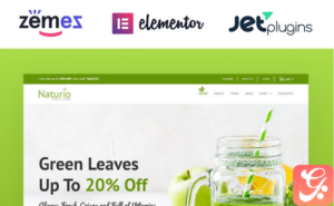 Naturio Food Store Template WooCommerce Theme