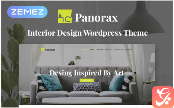 Panorax Interior Design Multipurpose Modern Elementor WordPress Theme