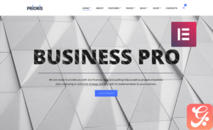 Prioris - Consulting Agency Elementor WordPress Theme
