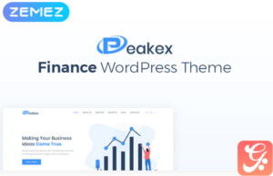 Peakex - Finance Multipurpose Infographic Elementor WordPress Theme