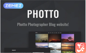 Photto - Photographer Blog Elementor WordPress Theme