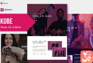 Kube - Music Elementor Template Kit