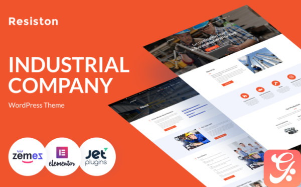 Resiston Industrial Company Elementor WordPress Theme