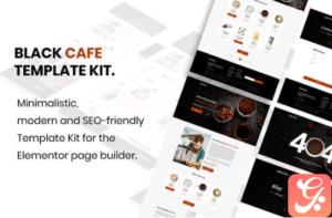 Black Cafe - Restaurant & Cafe Template Kit