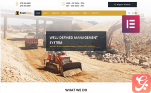 Roadastan - Road Construction Elementor WordPress Theme