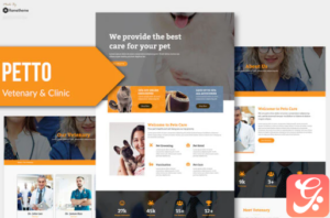 Petto - Vetenary Pet Clinic Template Kit