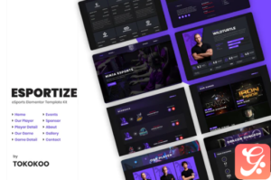 Esportize eSports Elementor Template Kit