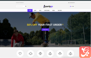 SportyGo - Sports Shop WooCommerce Theme