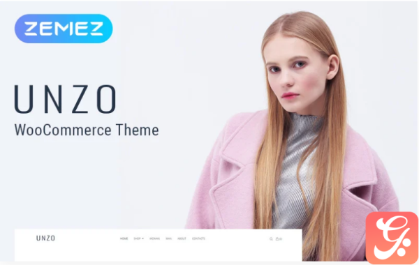 Unzo - Apparel Shop ECommerce Minimal Elementor WooCommerce Theme