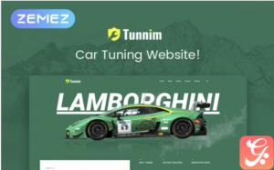 Tunnim - Car Tuning Elementor WordPress Theme