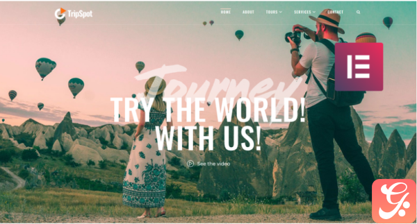 TripSpot Travel Elementor WordPress Theme
