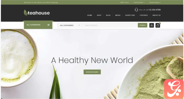 Teahouse - Multi Purpose Store WooCommerce Theme