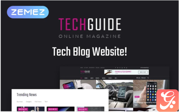 Techguide Tech Blog Elementor WordPress Theme