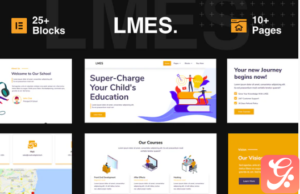 LMES - Education Elementor Template Kit