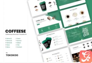 Coffesse | Coffee Shop Elementor Template Kit