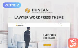 Duncan - Lawyer Company Responsive WordPress Theme