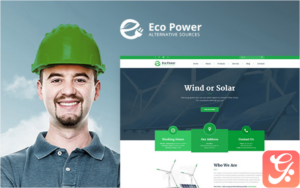 EcoPower - Alternative Power & Solar Energy WordPress Theme