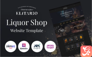 Elitario - Liquor Store WooCommerce Theme
