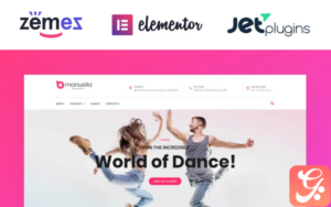 Emanuella - Dance School Responsive WordPress Theme