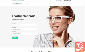 Emilia Warren - Real Estate WordPress Theme