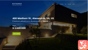 Estadoz - Real Estate Agency WordPress Theme