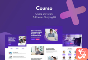 Courso - Online University & Courses Elementor Template Kit