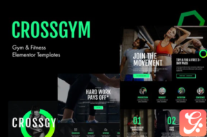 CrossGym - Gym & Fitness Elementor Template Kit