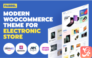 Fabrel - Electronics Store Online WooCommerce Theme