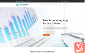 FinanceGroup - Accounting & Finance Business WordPress Theme