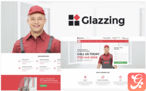 Glazzing - Window Installation Services WordPress Theme