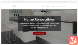 Glide - Home, Bath and Kitchen Renovation Company WordPress Theme