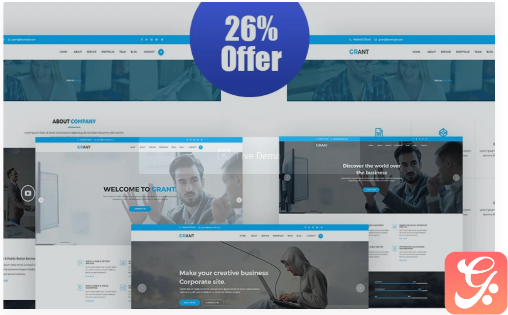 Grant Responsive WordPress Theme
