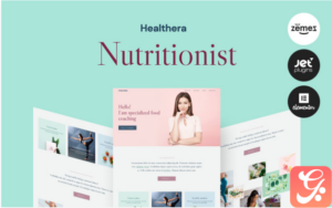 Healthera - Certified Nutritionist WordPress Theme