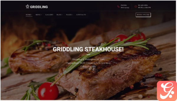 Griddling - Meat & Barbecue Restaurant WordPress Theme