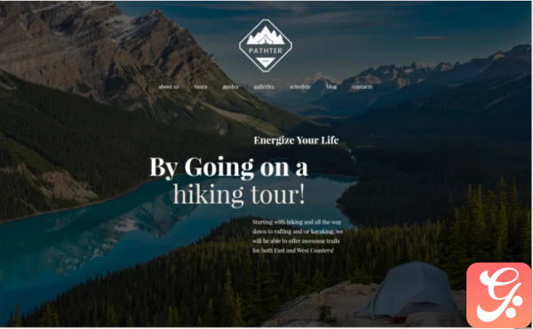 Hiking Camping Tours WordPress Theme