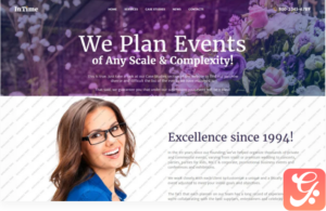 InTime - Events Management Company WordPress Theme