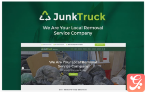 JunkTruck - Garbage Removal Service WordPress Theme